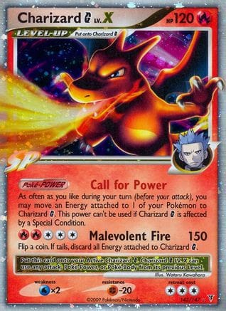 'Pokemon - 'Charizard G Lv.X 143  - Holofoil Supreme Victors - Ultra Rare