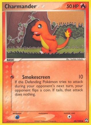 'Pokemon - 'Charmander 048/108  - Reverse Holofoil Power Keepers - Common