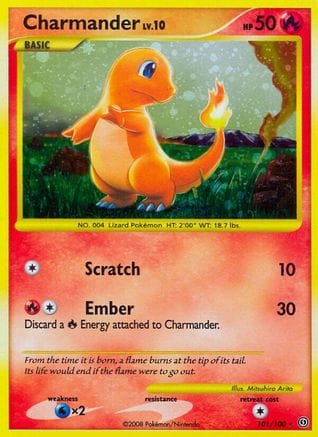 'Pokemon - 'Charmander 101  - Holofoil Stormfront - Secret Rare