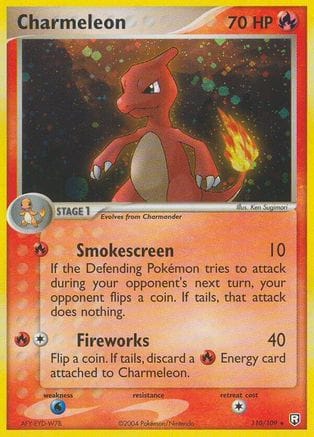 'Pokemon - 'Charmeleon 110  Team Rocket Returns - Secret Rare