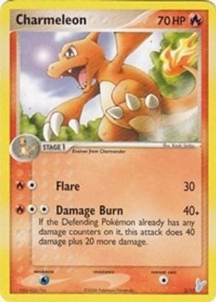 'Pokemon - 'Charmeleon 003  EX Trainer Kit 2 Plusle & Minun - Common