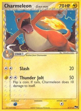 'Pokemon - 'Charmeleon (Delta Species) 005  POP Series 5 - Uncommon