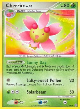 'Pokemon - 'Cherrim 014  Stormfront - Rare