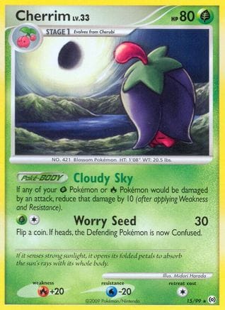 'Pokemon - 'Cherrim 015  Arceus - Rare