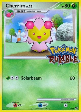 'Pokemon - 'Cherrim 002  Rumble - Promo