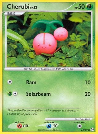 'Pokemon - 'Cherubi 060/99  - Reverse Holofoil Arceus - Common