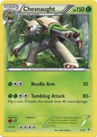 'Pokemon - 'Chesnaught 005  - Holofoil Kalos Starter Set - Common
