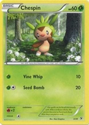 'Pokemon - 'Chespin 003  Kalos Starter Set - Common