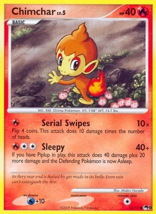 'Pokemon - 'Chimchar 013  POP Series 9 - Common