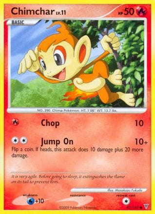 'Pokemon - 'Chimchar 097  Supreme Victors - Common
