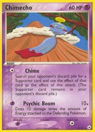 'Pokemon - 'Chimecho 017/101  Hidden Legends - Rare