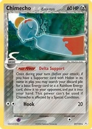 'Pokemon - 'Chimecho (Delta Species) 037/110  - Reverse Holofoil Holon Phantoms - Uncommon