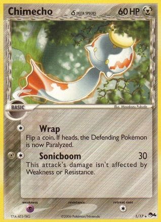 'Pokemon - 'Chimecho (Delta Species) 001  - Holofoil POP Series 4 - Rare