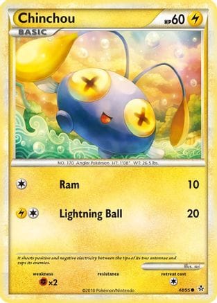 'Pokemon - 'Chinchou 048  Unleashed - Common