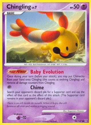 'Pokemon - 'Chingling 098  Supreme Victors - Common