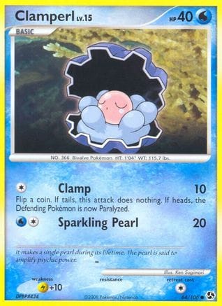 'Pokemon - 'Clamperl 064  Great Encounters - Common