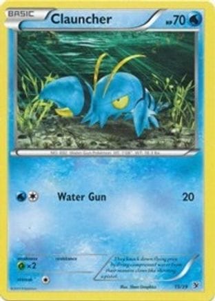 'Pokemon - 'Clauncher 015  Kalos Starter Set - Common