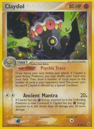 'Pokemon - 'Claydol 005  Deoxys - Holo Rare