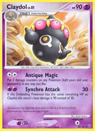 'Pokemon - 'Claydol 022  - Reverse Holofoil Supreme Victors - Rare
