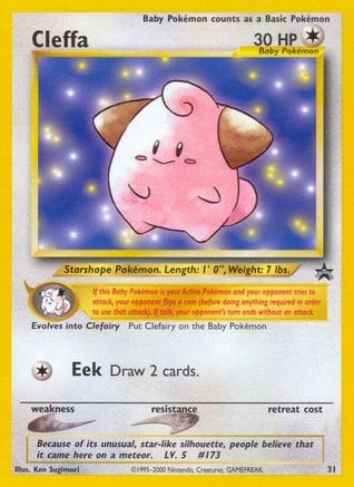 'Pokemon - 'Cleffa 031/53  WoTC Promo - Promo