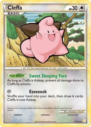'Pokemon - 'Cleffa 017  HeartGold SoulSilver - Rare
