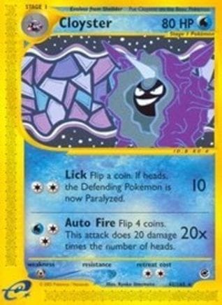 'Pokemon - 'Cloyster (42) 042  Expedition - Rare