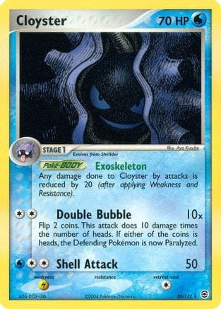 'Pokemon - 'Cloyster 020  FireRed & LeafGreen - Rare