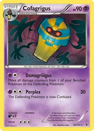 'Pokemon - 'Cofagrigus (46) 046  Noble Victories - Rare
