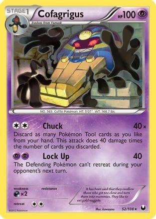 'Pokemon - 'Cofagrigus 052  Dark Explorers - Rare