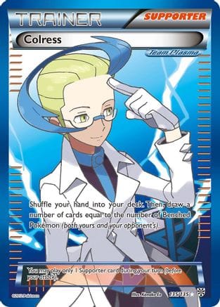 'Pokemon - 'Colress (Team Plasma) (135 Full Art) 135  - Holofoil Plasma Storm - Ultra Rare