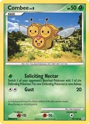 'Pokemon - 'Combee 079  - Reverse Holofoil Diamond and Pearl - Common