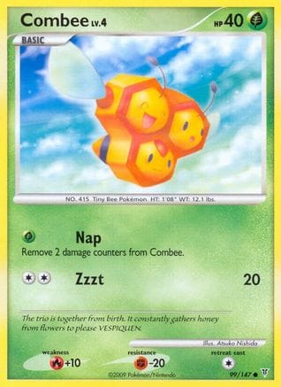 'Pokemon - 'Combee 099  - Reverse Holofoil Supreme Victors - Common