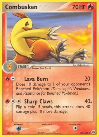 'Pokemon - 'Combusken 025  Emerald - Uncommon