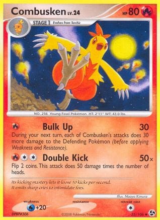 'Pokemon - 'Combusken 035  Great Encounters - Uncommon