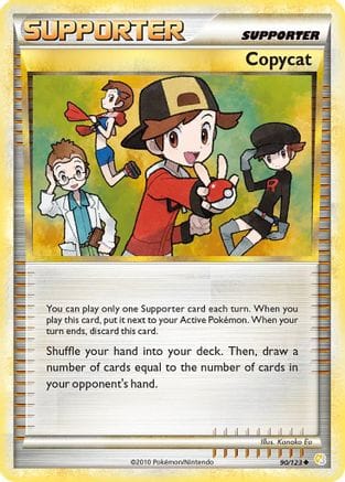 'Pokemon - 'Copycat 090/123  - Reverse Holofoil HeartGold SoulSilver - Uncommon
