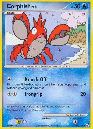 'Pokemon - 'Corphish 089  Legends Awakened - Common