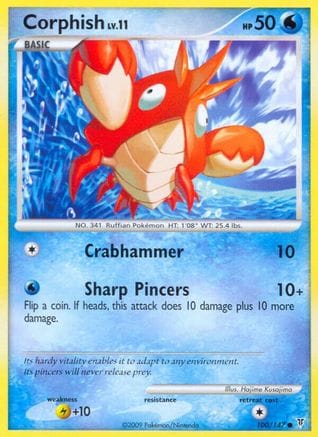 'Pokemon - 'Corphish 100  Supreme Victors - Common