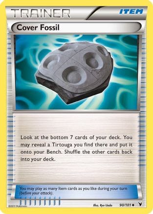 'Pokemon - 'Cover Fossil 090  Noble Victories - Uncommon