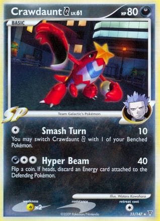 'Pokemon - 'Crawdaunt G 023  Supreme Victors - Rare