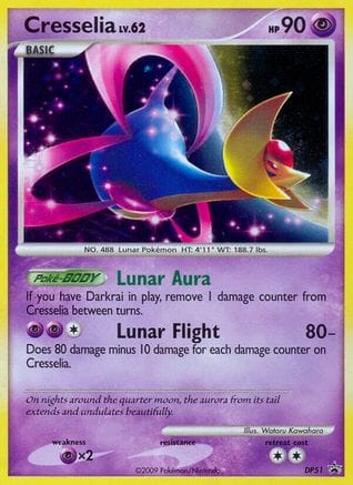 'Pokemon - 'Cresselia DP51  - Holofoil Diamond and Pearl Promos - Promo
