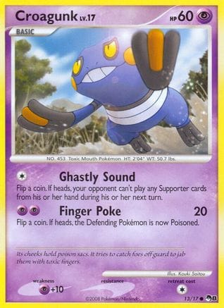 'Pokemon - 'Croagunk 013  POP Series 8 - Common