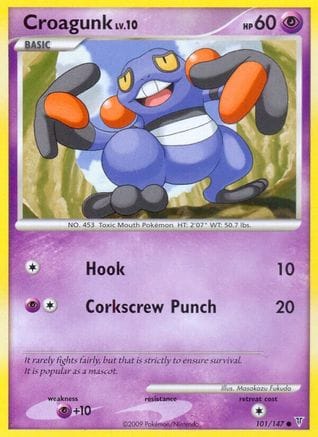 'Pokemon - 'Croagunk 101  Supreme Victors - Common
