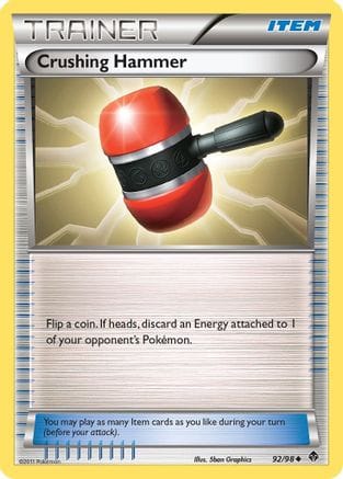 'Pokemon - 'Crushing Hammer 092  - Reverse Holofoil Emerging Powers - Uncommon
