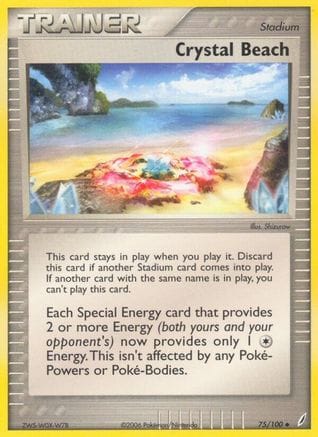 'Pokemon - 'Crystal Beach 075/100  Crystal Guardians - Uncommon