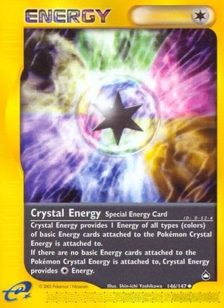 'Pokemon - 'Crystal Energy 146  Aquapolis - Uncommon