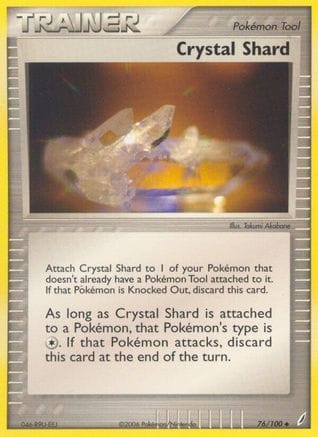 'Pokemon - 'Crystal Shard 076/100  Crystal Guardians - Uncommon