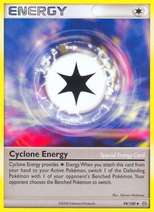 'Pokemon - 'Cyclone Energy 094  - Reverse Holofoil Stormfront - Uncommon