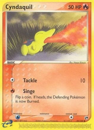 'Pokemon - 'Cyndaquil 059/100  Sandstorm - Common
