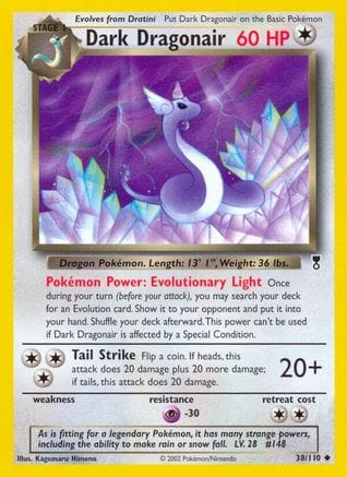 'Pokemon - 'Dark Dragonair 038/110  Legendary Collection - Uncommon