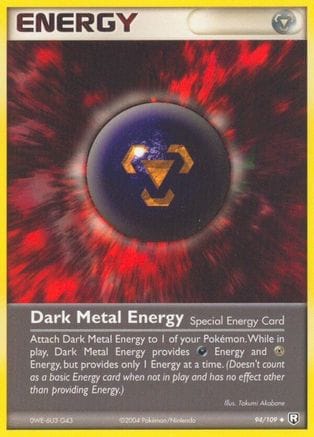 'Pokemon - 'Dark Metal Energy 094  Team Rocket Returns - Uncommon